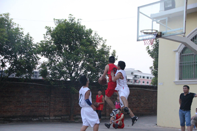 The basketball game in 2013 blocks