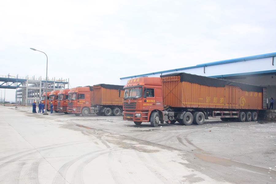 Sinochem polypropylene first shipment.